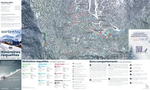 Sainte-Foy-Tarentaise — Itinéraires raquettes 2026