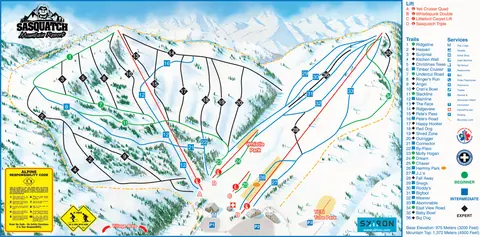 Sasquatch — Trail Map