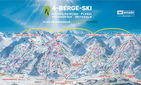 Schladming-Dachstein — 4-Berge-Ski Panorama Winter 2026/27