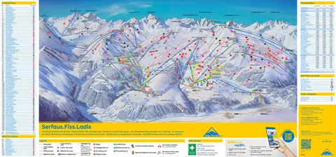 Serfaus-Fiss-Ladis — Trail Map