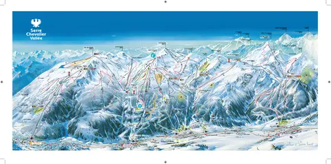 Serre Chevalier — Trail Map