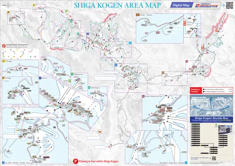Shiga Kogen — Trail Map