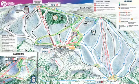Sierra at Tahoe — Trail Map