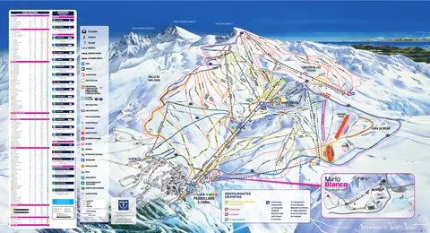 Sierra Nevada — Plano de Pistas