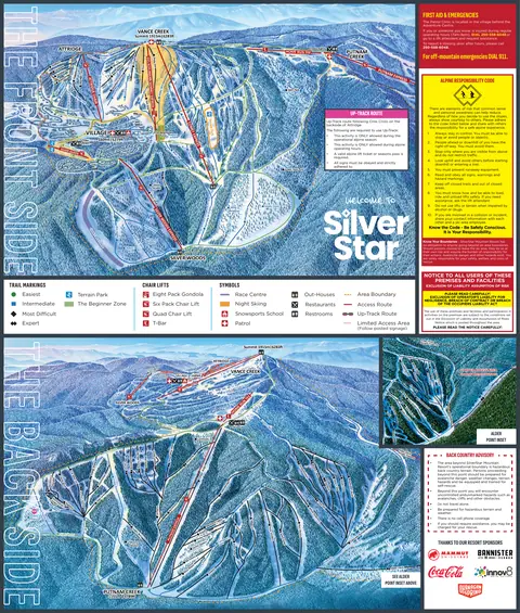 SilverStar — 2025/26 Alpine Winter Map