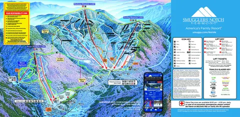 Smugglers' Notch — Trail Map