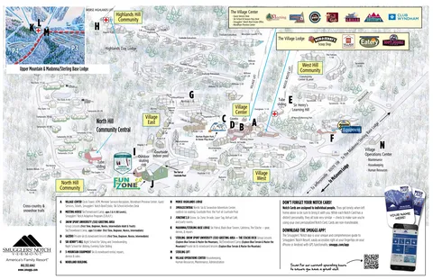 Smugglers' Notch — Winter Resort Map 2025-26