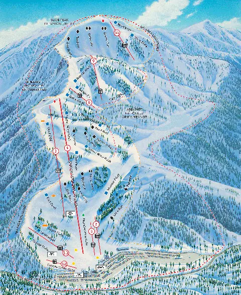 Snow Valley — Snow Valley Winter Trail Map 2025-26