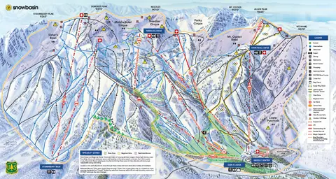 Snowbasin — Trail Map