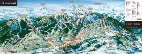 Snowmass — Snowmass Uphill Map
