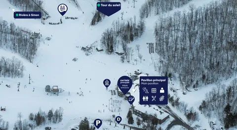 Sommet Morin Heights — Beginner Area Map