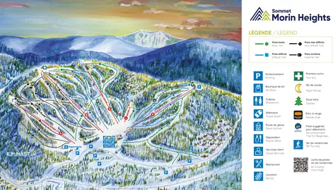 Sommet Morin Heights — Trail Map (PDF)