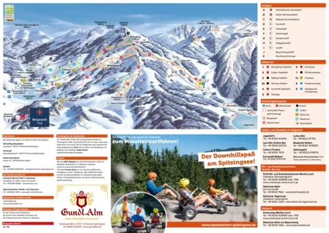 Spitzingsee - Tegernsee — Pistenplan Winter 2025-26