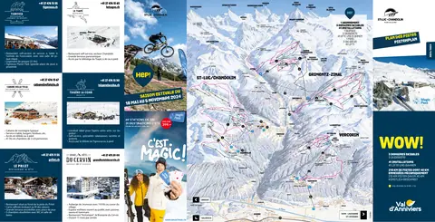 St-Luc-Chandolin — Plan des pistes St-Luc/Chandolin