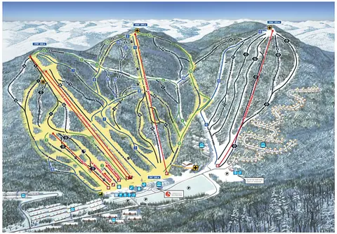 Stoneham — Trail Map / Carte des pistes