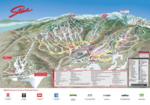 Stowe — Winter Trail Map