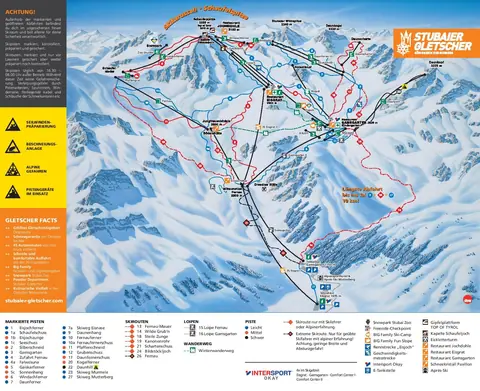 Stubai Glacier — Trail Map