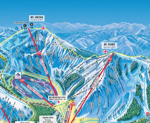 Sugar Bowl — Trail Map (image)
