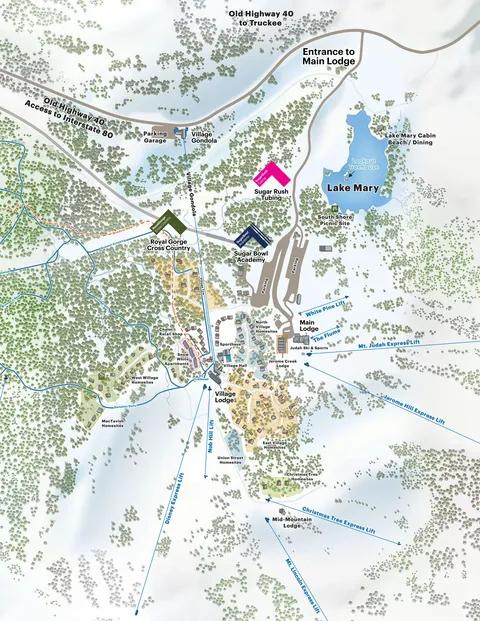 Sugar Bowl — Village Map