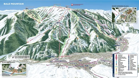 Sun Valley — Bald Mountain Trail Map 2026-27