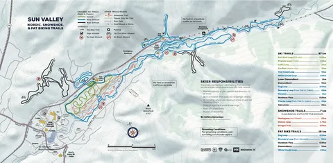Sun Valley — Nordic, Snowshoe & Fat Biking Trails