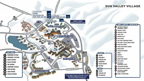 Sun Valley — Village Map 2026-27
