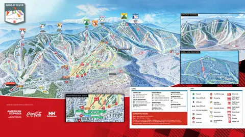 Sunday River — Winter Trail Map