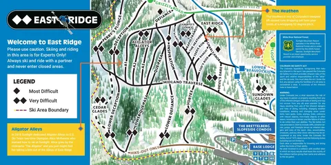 Sunlight — East Ridge Trail Map