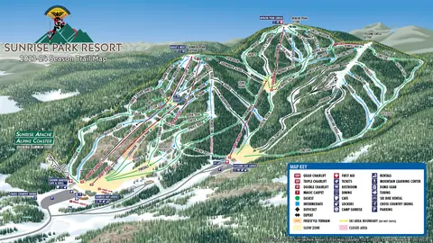 Sunrise Park Resort — Trail Map