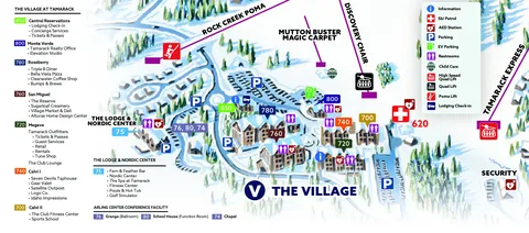 Tamarack Resort — Village Map