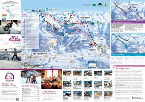 Tauplitz - Bad Mitterndorf — Pistenpanorama 2026/27 (Bergfalter)