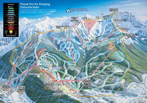 Telluride — Trail Map
