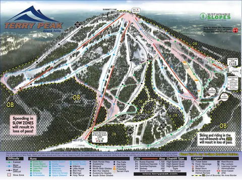 Terry Peak — Trail Map