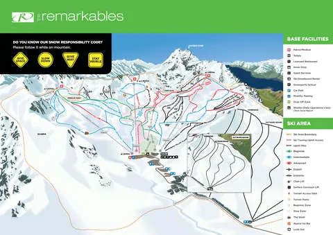 The Remarkables — Trail Map 2026