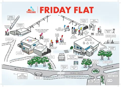 Thredbo — Friday Flat (beginner area) Map