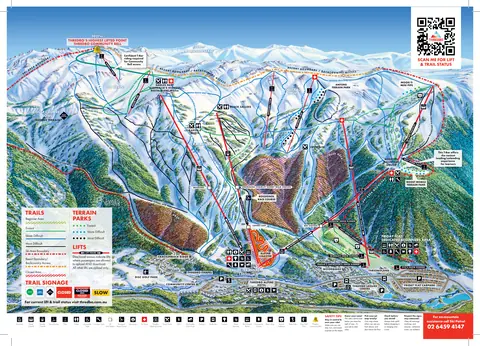 Thredbo — Winter 2026 Trail Map