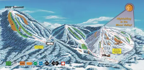 Titus Mountain Family Ski Center — Trail Map