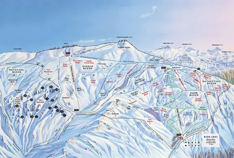 Treble Cone — Treble Cone Trail Map