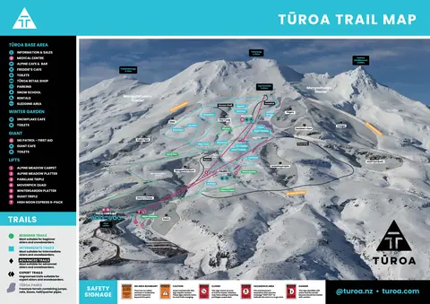 Tūroa — Trail Map