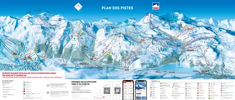 Val d'Isère — Plan des Pistes Tignes - Val d'Isere 2025-26
