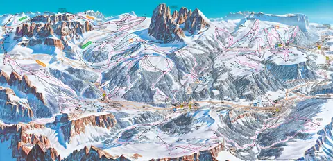 Val Gardena — Trail Map