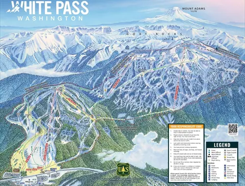 White Pass — Alpine Trail Map