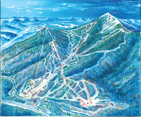 Whiteface Mountain — Trail Map