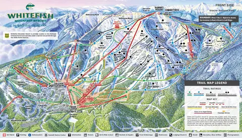 Whitefish Mountain Resort — Trail Map