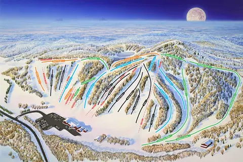 Wild Mountain — Ski & Snowboard Trail Map