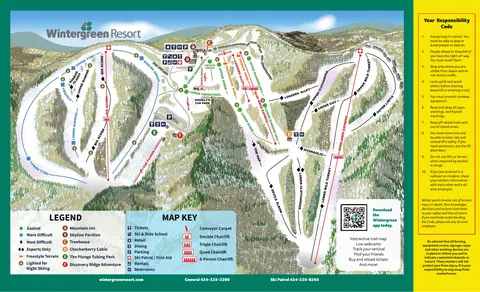 Wintergreen Resort — Trail Map