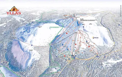Ylläs — Trail Map