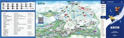 Yongpyong — Slope Map 2025-26