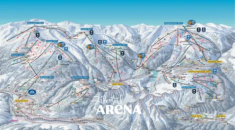 Zillertal Arena — Winterpanorama 2026/27