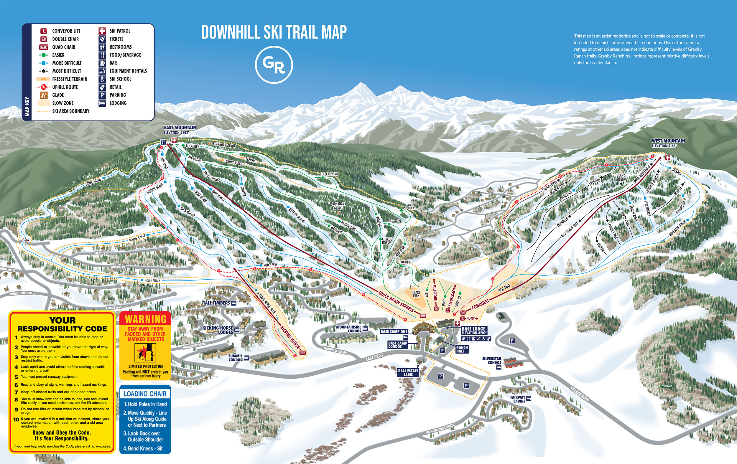 Granby Ranch trail map